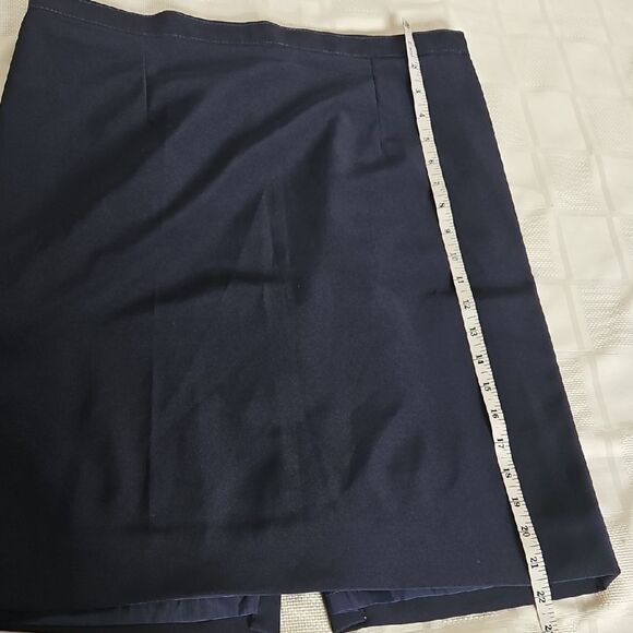 Blue Mini Pencil Skirt for Work - Picture 8 of 16